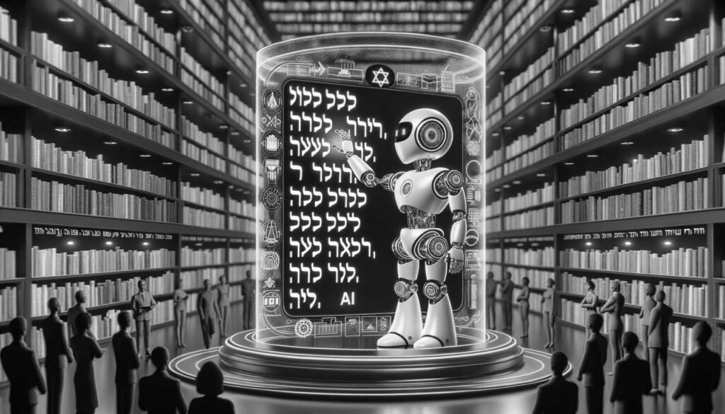Automatic content creation in Hebrew